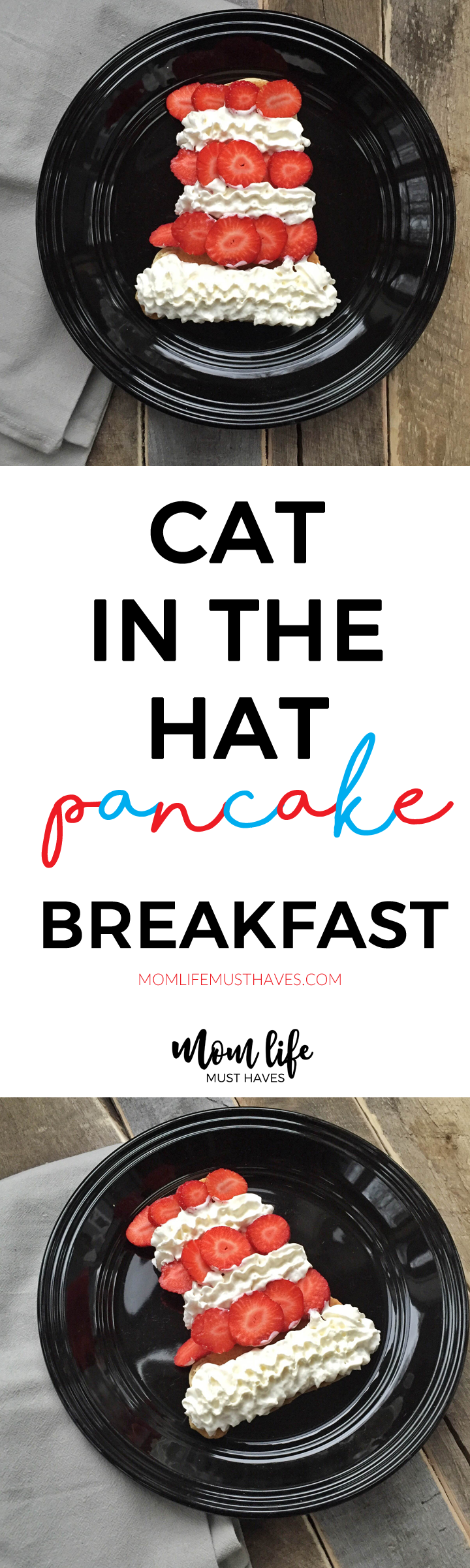Dr. Seuss cat in the hat pancakes @ momlifemusthaves.com