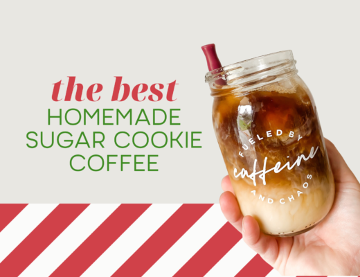 the best homemade sugar cookie latte // mlmh & co // starbucks dupe