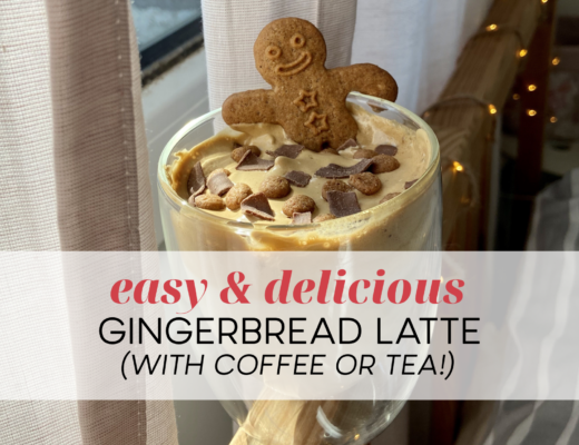 the best homemade sugar cookie latte // mlmh & co // starbucks dupe