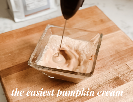 pumpkin cream cold brew - fall coffee recipes - mug and moment coffee